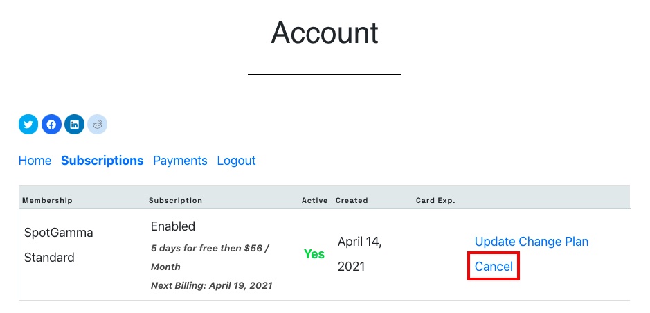 How do I cancel my subscription? – SpotGamma Support Center